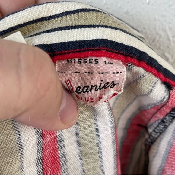 Vintage 60/70’s Jeanies Blue Bell Capri Pants Size Misses 14 - Picture 5 of 5